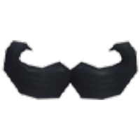 Respectful Mustache - Rare from Robux (Hat Shop)